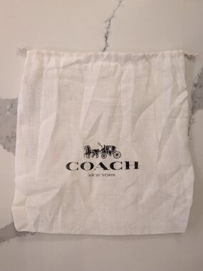 COACH White Dust Bag